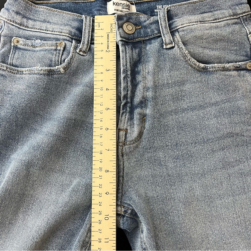 Kensie Blue Ankle Cropped Jeans Size 4/27 - Picture 5 of 5